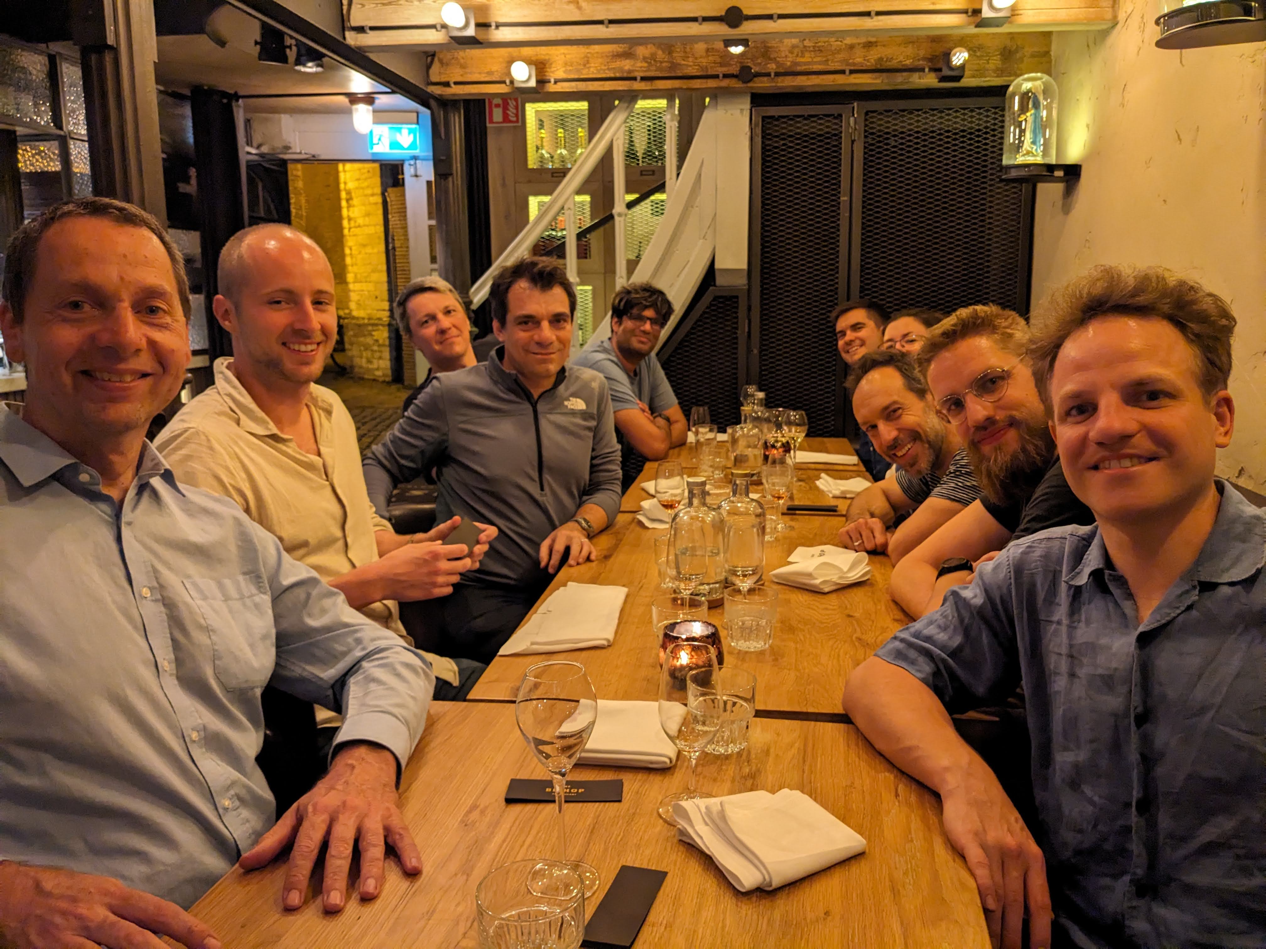 A photo of organizers of the workshop.