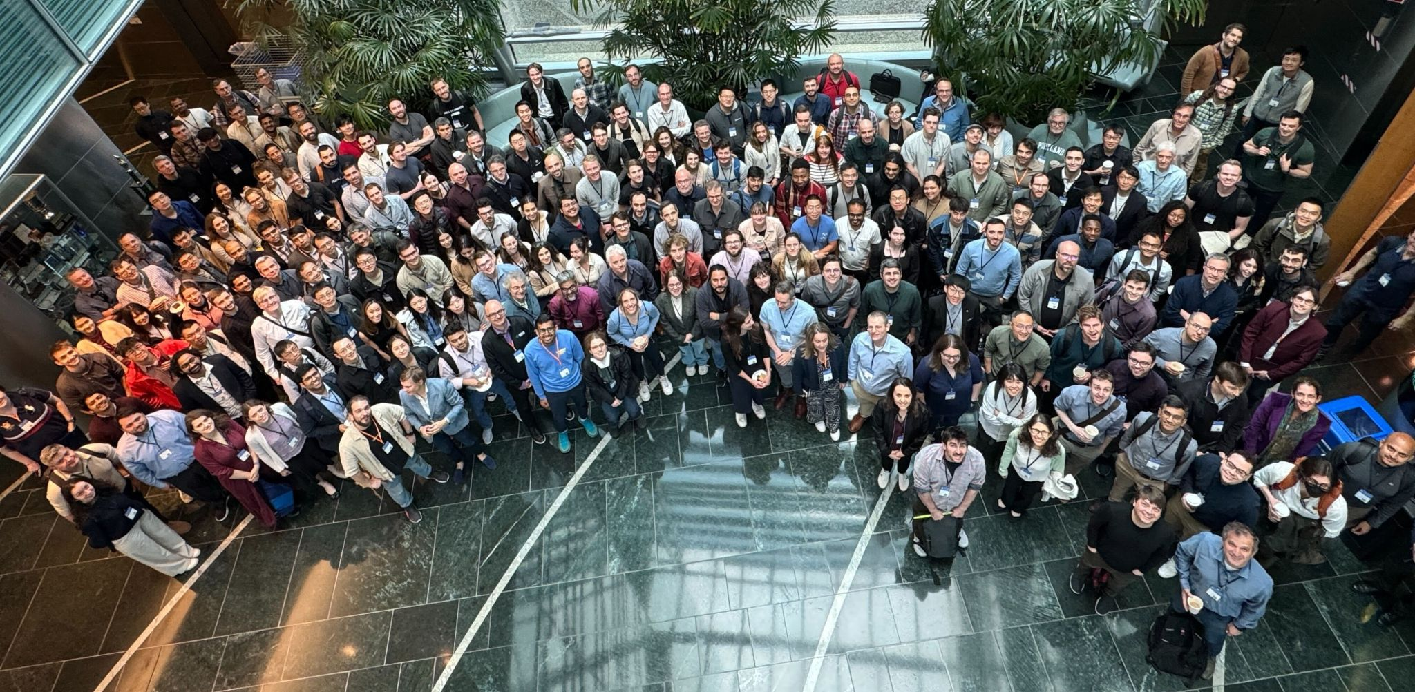 A photo of 240 attendees.