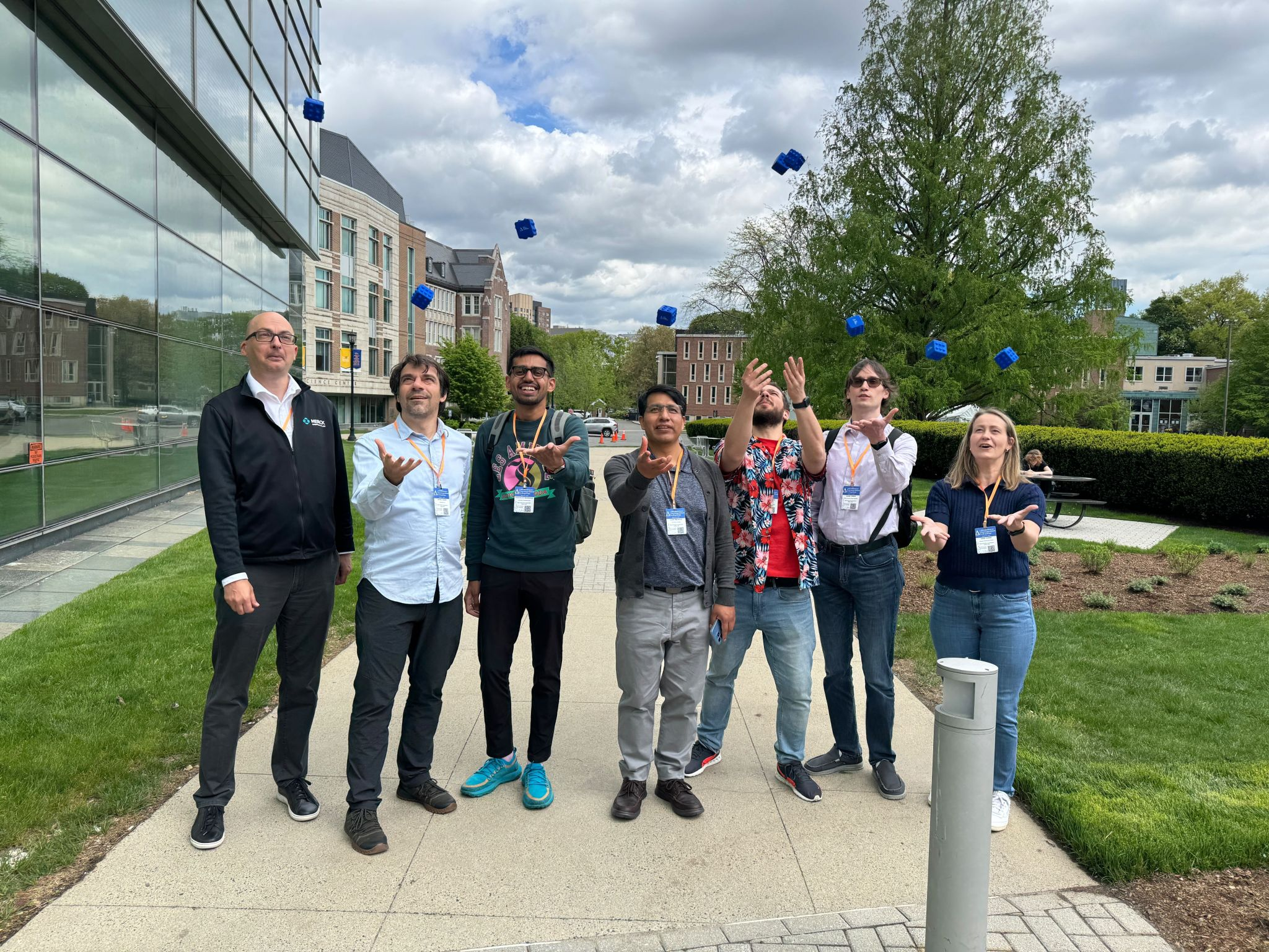 A photo of organizers of the workshp.